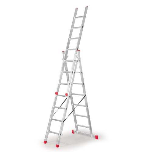 Drabina wielofunkcyjna 3-elementowa AK280.3 ze stabilizatorem