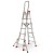 Drabina teleskopowa aluminiowa TELES.T5S.7 ze stabilizatorami