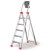 Drabina jednostronna LADY6 z 6 stopniami 8 cm