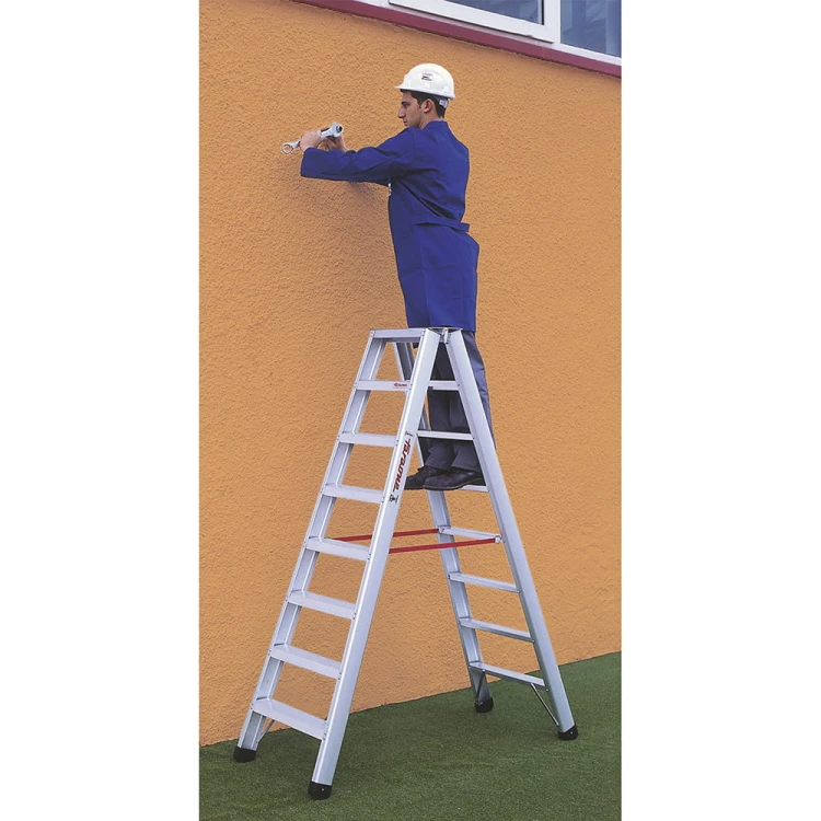 Profesjonalna drabina dwustronna z 8 cm stopniami S2280ND