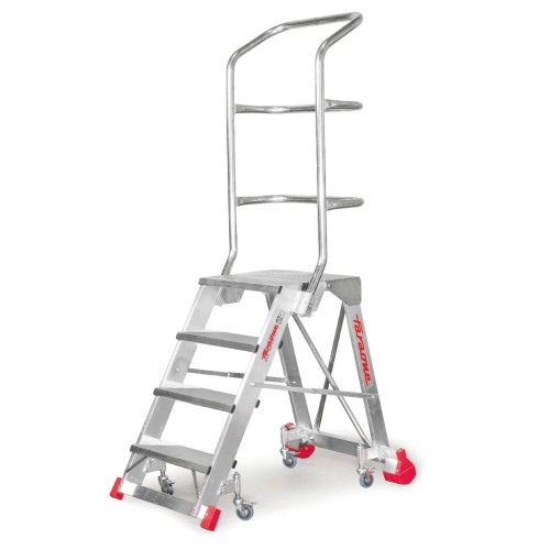 Schody aluminiowe CM4 4 stopnie do przemysłu