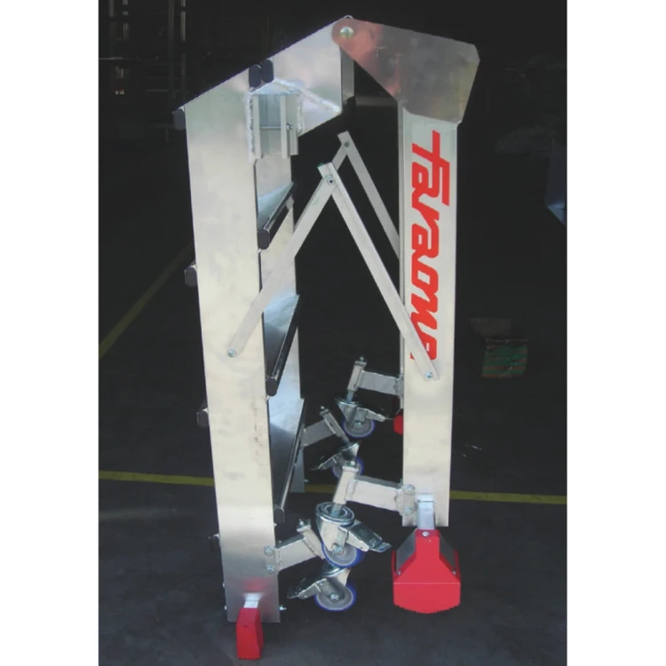 Schody robocze aluminiowe CM4 z platformą