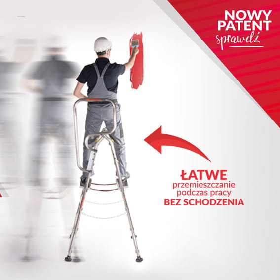 Aluminiowa platforma tynkarska PPP4 do prac malarskich