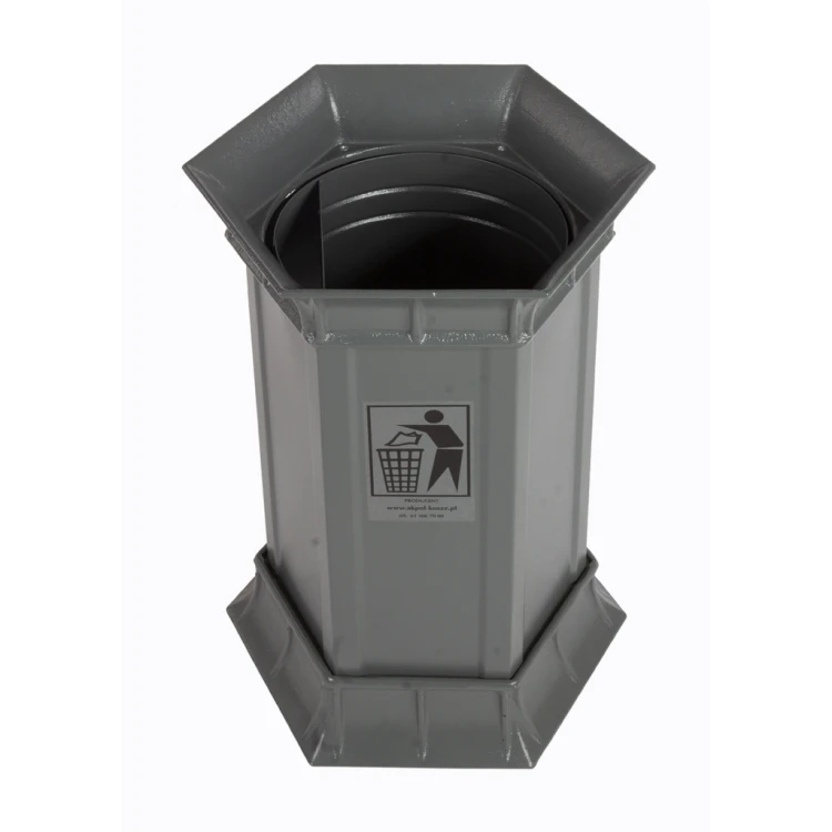 Kosz miejski VERONA 40L wolnostojący