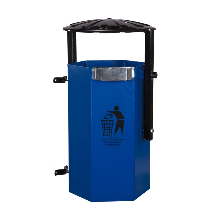 Metalowy kosz parkowy KACPER K-25 50 l