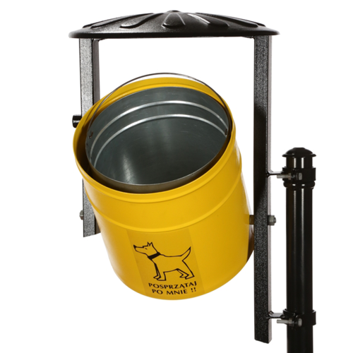 Metalowy kosz na psie odchody KACPER 20l