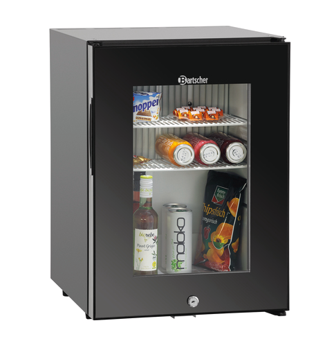 Minibar hotelowy 34L-GL z przeszklonymi drzwiami