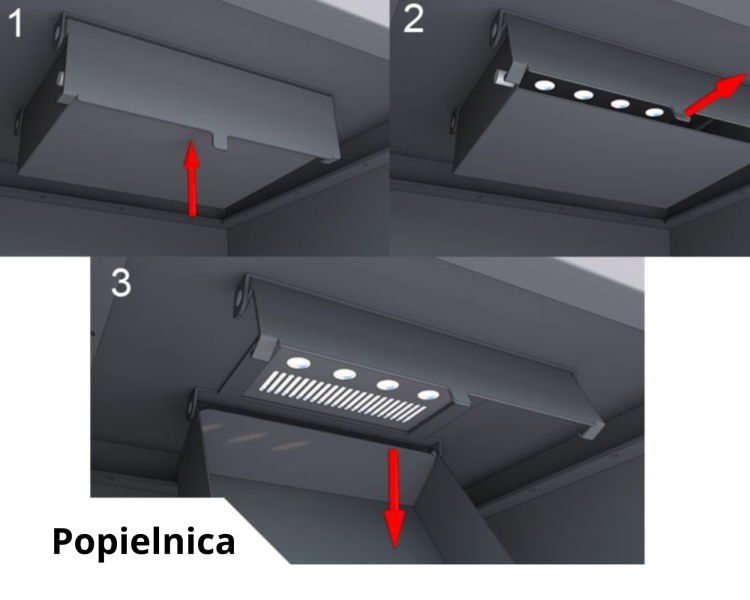 Koszopopielnica Kaja III malowana proszkowo 80 l
