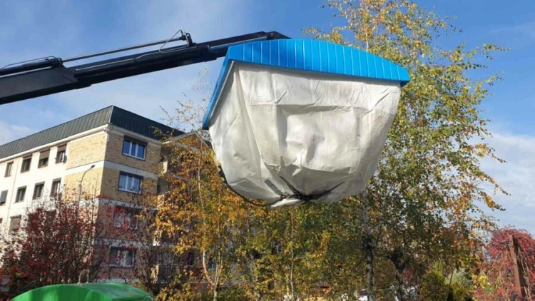 Systemowy wkład workowy do pojemnika półpodziemnego