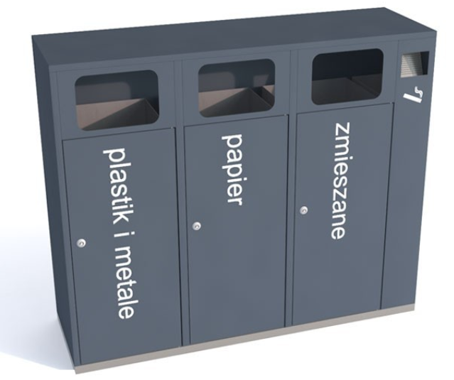 kosz do segregacji odpadów Etna III stal ocynkowana.PNG