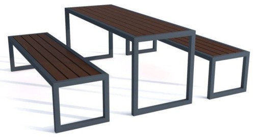 zestaw mebli ogrodowych, meble ogrodowe, ławo-stół, mała architektura ogrodowa.JPG