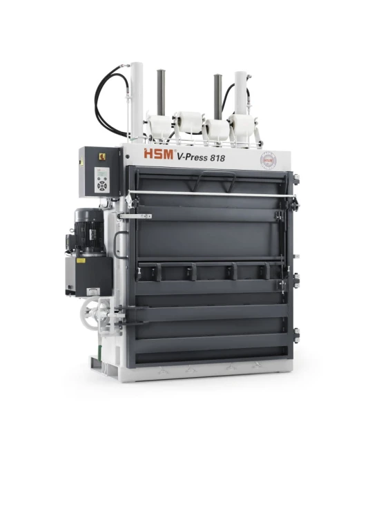 Belownica pionowa HSM V-Press 818 plus do makulatury i folii
