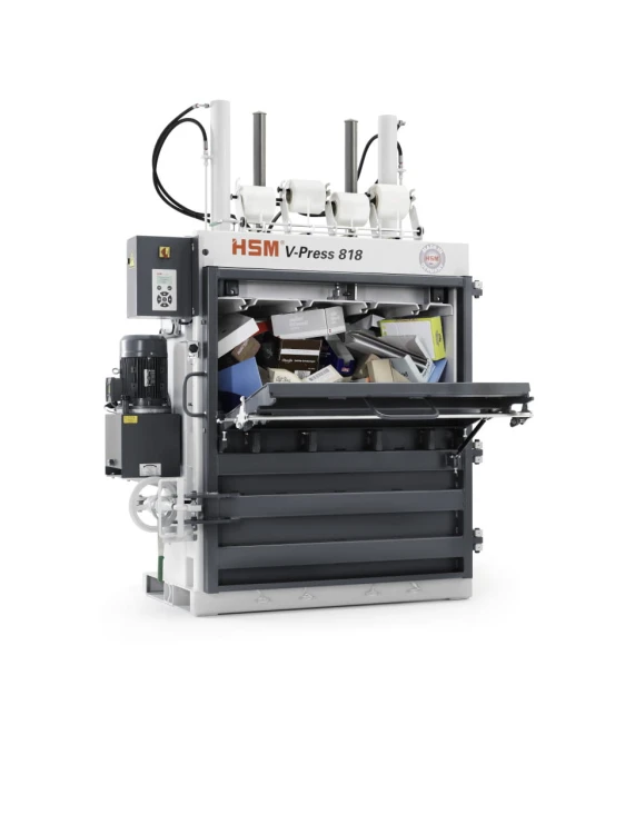Belownica HSM V-Press 818 plus z klapą załadowczą
