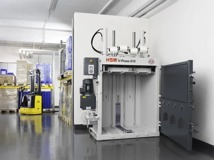 Belownica do kartonu i folii HSM V-Press 818 plus