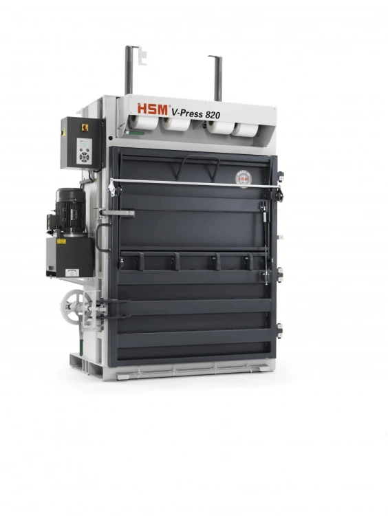 Belownica pionowa HSM V-Press 820 plus do makulatury i folii