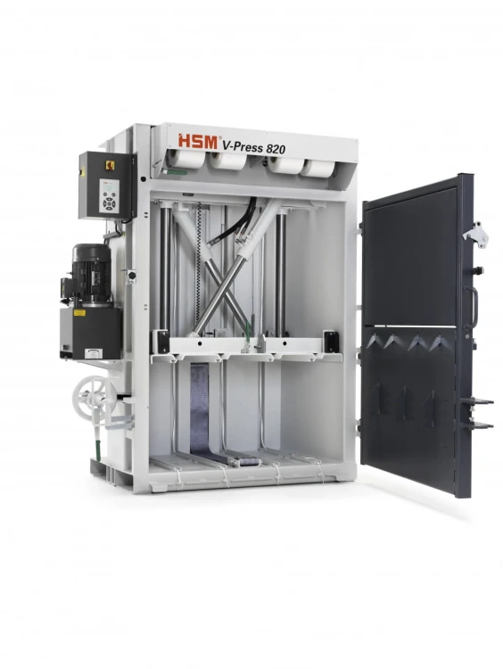 Belownica HSM V-Press 820 plus z klapą załadowczą