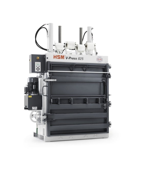 Belownica pionowa HSM V-Press 825 plus do makulatury i folii