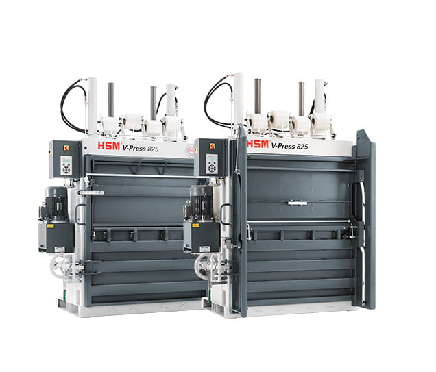 Belownica HSM V-Press 825 plus z klapą załadowczą