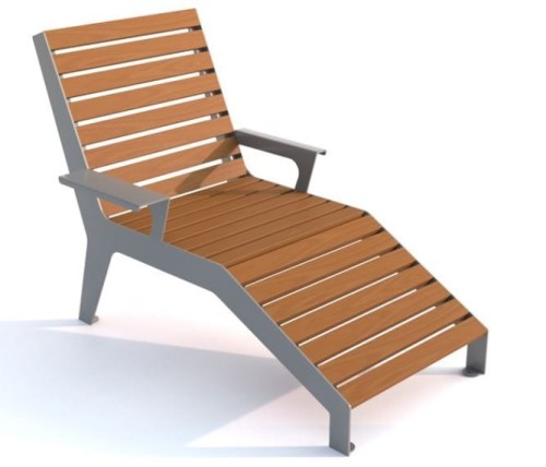 mała architektura ogrodowa leżak wypoczynkowy ogrodowy.JPG