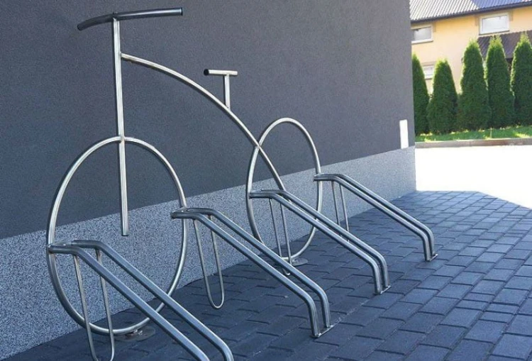 Stojak rowerowy Rower na 4 stanowiska ze stali ocynkowanej