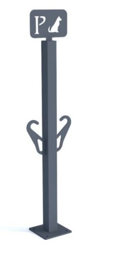 stal ocynkowana i malowana, mała architektura, parking dla psów z poidełkiem..JPG