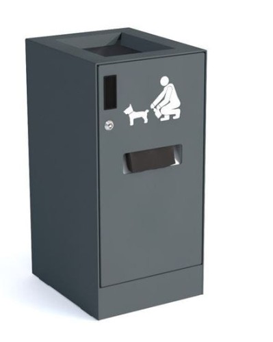 Kosz na psie odchody Odyn 80 II stal ocynkowana malowana