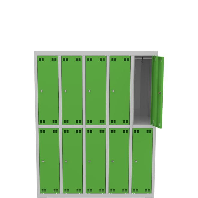 Metalowa szafka szkolna SLIM 120,5 cm szerokości