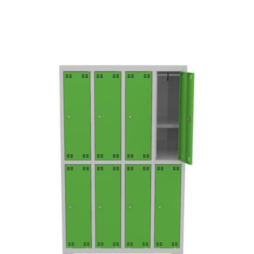 Metalowa szafka szkolna SLIM 8D szerokość 97 cm