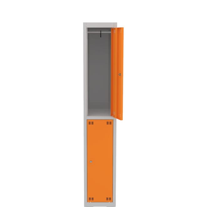 Metalowa szafka szkolna 2D szerokość 31,5 cm
