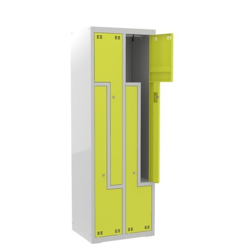 Szafa ubraniowa metalowa PROFI L4 z drzwiami typu L 60 cm