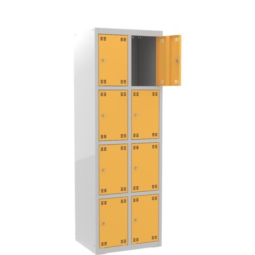 Szafka skrytkowa PROFI B8/4 8-drzwiowa 180x60 cm