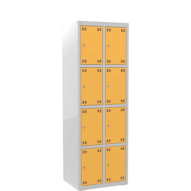 Szafka skrytkowa PROFI B8/4 szara RAL 7035