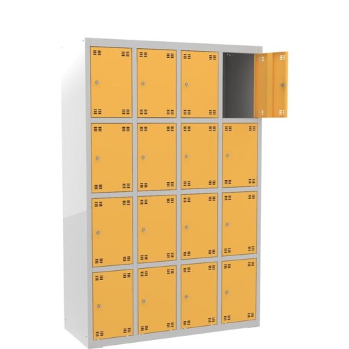 Szafka skrytkowa PROFI B16/4 metalowa 16-drzwiowa