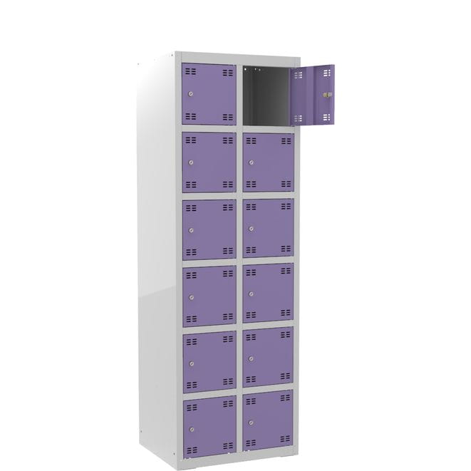 Szafka skrytkowa PROFI B12/6 metalowa 12-drzwiowa