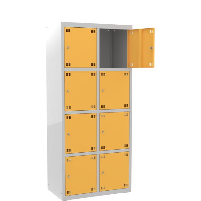 Szafka skrytkowa PROFI B8/4 metalowa 8-drzwiowa