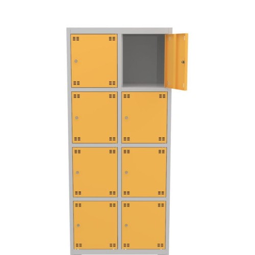 Metalowa szafka skrytkowa PROFI B8/4 80x180 cm