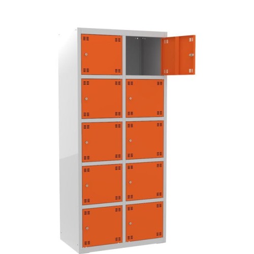 Szafka skrytkowa PROFI B10/5 metalowa 10-drzwiowa