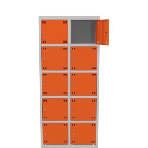 Szafka skrytkowa PROFI B10/5 180x80x49 cm szara