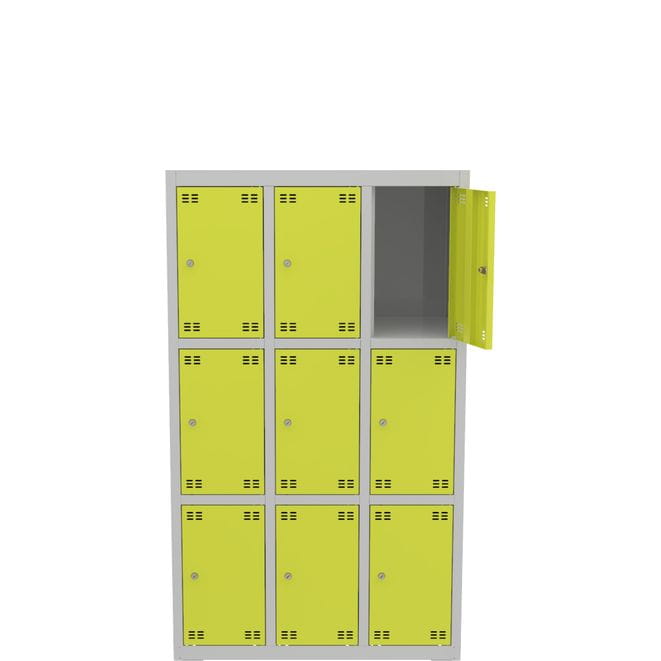 Szafka skrytkowa PROFI B9/3 88,5x150 cm szara