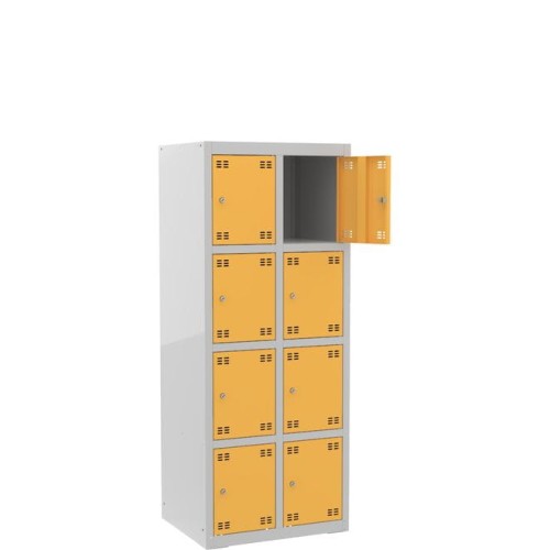 Szafka skrytkowa PROFI B8/4 metalowa 8-drzwiowa