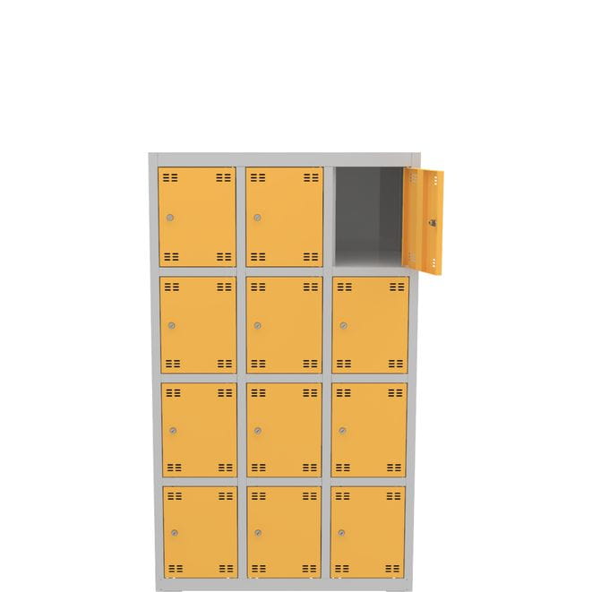 Metalowa szafka skrytkowa PROFI B12/4 88,5x150 cm