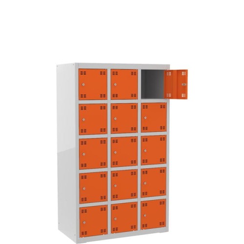 Szafka skrytkowa PROFI B15/5 metalowa 15-drzwiowa