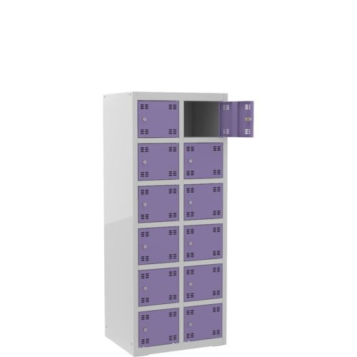 Szafka skrytkowa PROFI B12/6 12-drzwiowa 150x60 cm