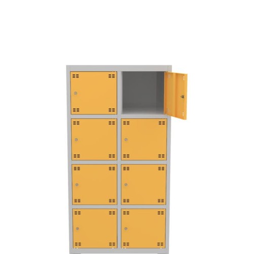 Szafka skrytkowa PROFI B8/4 150x80 cm szara
