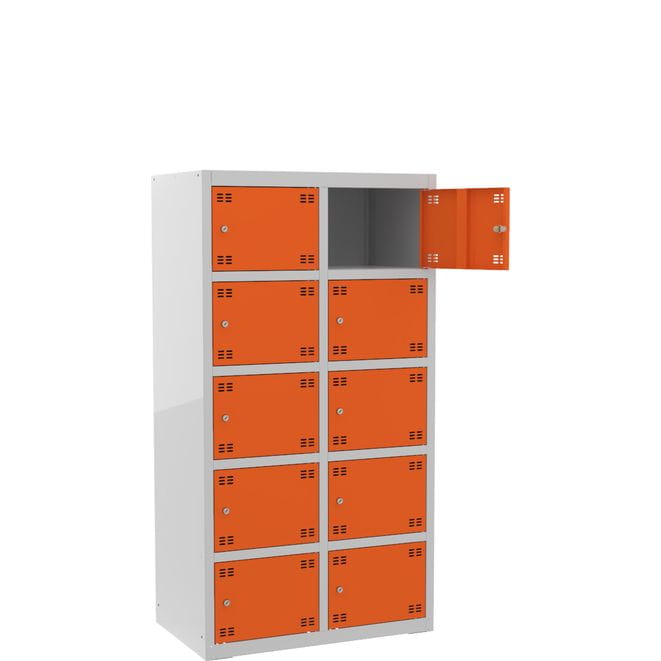 Szafka skrytkowa PROFI B10/5 metalowa 10-drzwiowa