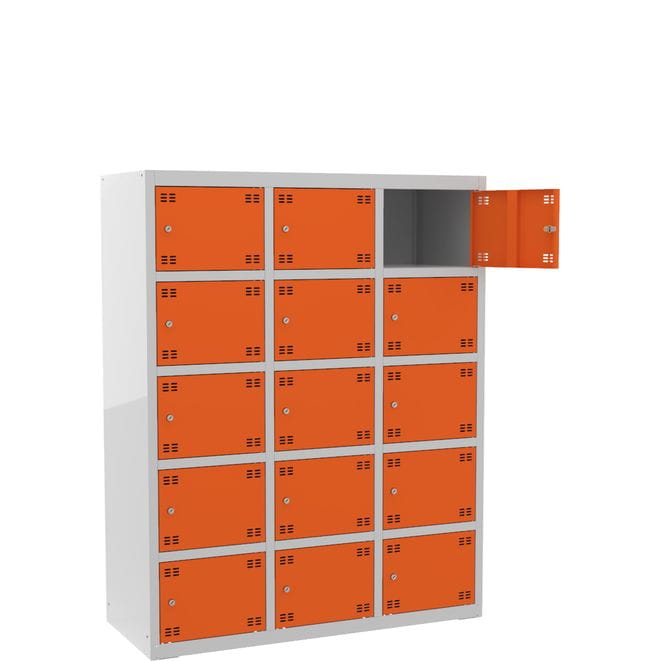 Szafka skrytkowa PROFI B15/5 metalowa 15-drzwiowa