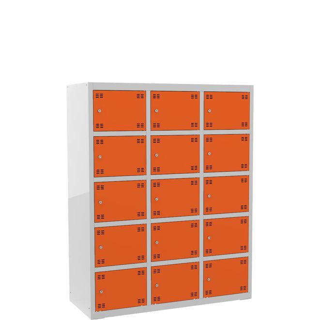 Metalowa szafka skrytkowa PROFI B15/5 150 cm wysokości