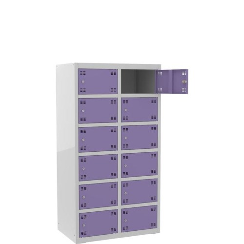 Szafka skrytkowa PROFI B12/6 80x150 cm widok frontu