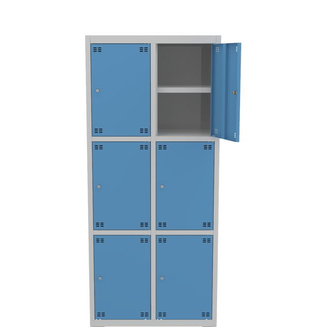 Metalowa szafka skrytkowa PROFI B6/3 180 cm