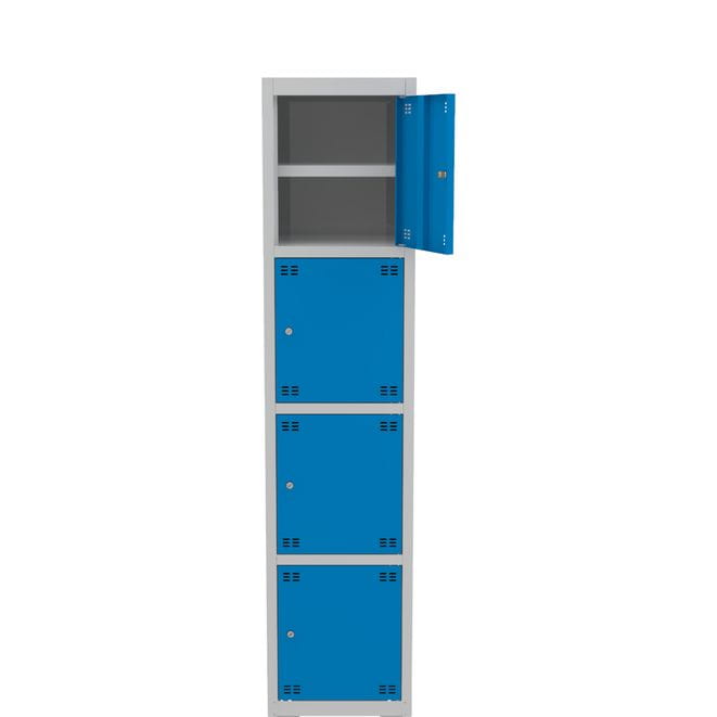 Metalowa szafka skrytkowa PROFI B4/4 wysokość 180 cm